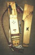Jouhikko and Kantele Made by V. Maraev and N. Zhoukov in 1996 (scale 1 sm)